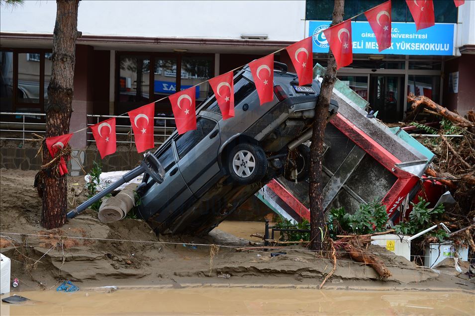 Heavy rain in Turkey's Giresun