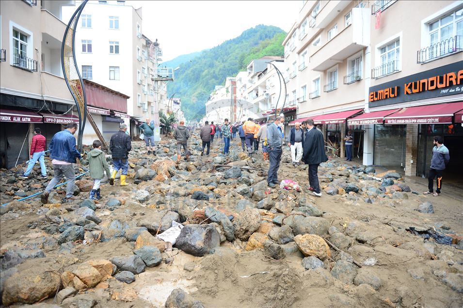 Heavy rain in Turkey's Giresun
