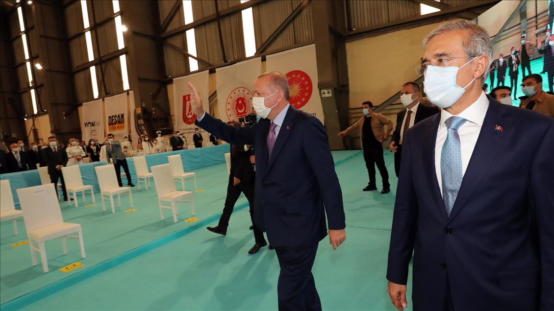 Cumhurbaşkanı Erdoğan Yeni Deniz Sistemleri Teslim Töreni'ne katıldı