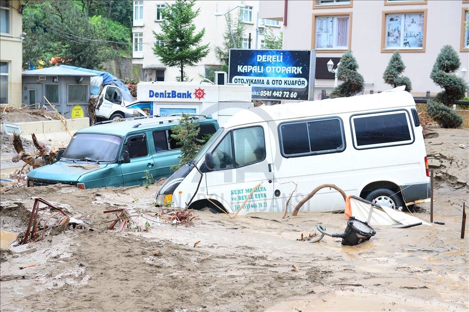 Heavy rain in Turkey's Giresun