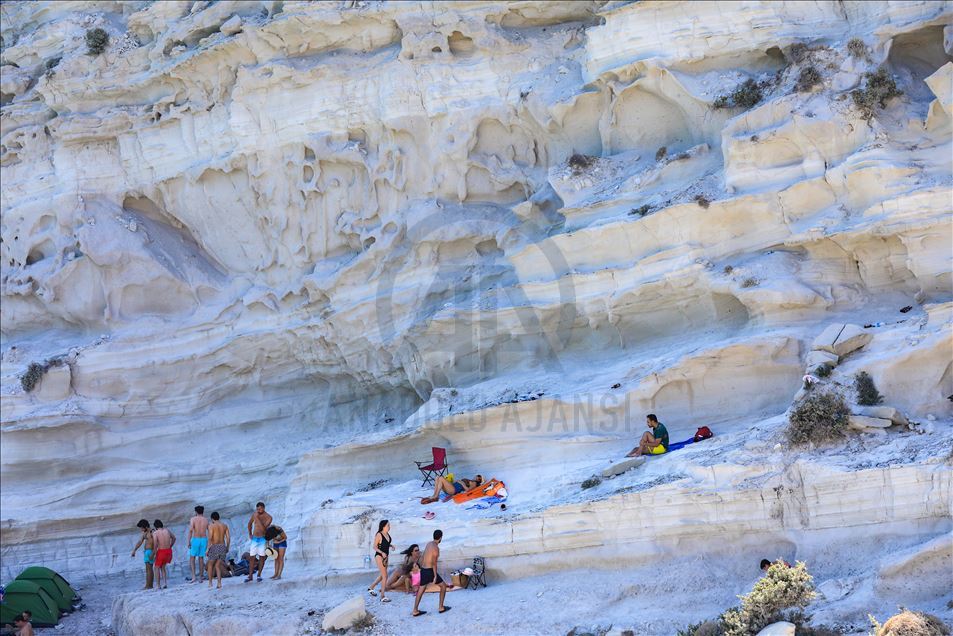 La cala Delikli en Esmirna, Turquía