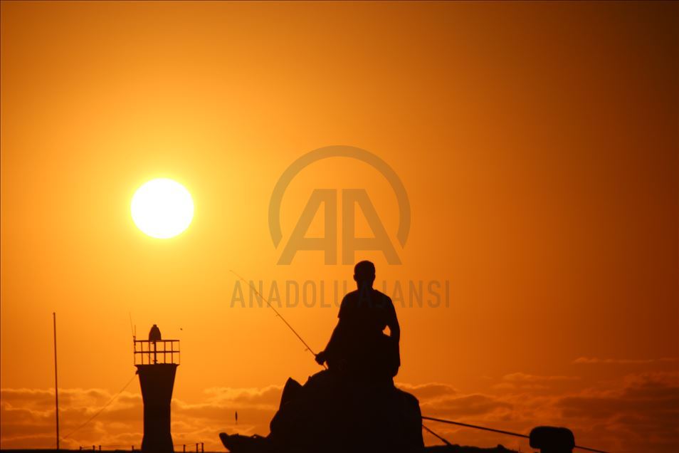 دیمەنی چرکەساتی خۆر ئاوابوون لە دۆزجە
