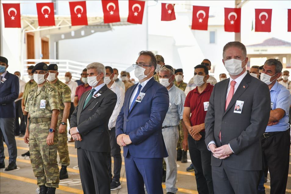 Şehit Hava Savunma Uzman Çavuş Bilal Yılmaz için Gaziantep'te tören düzenlendi