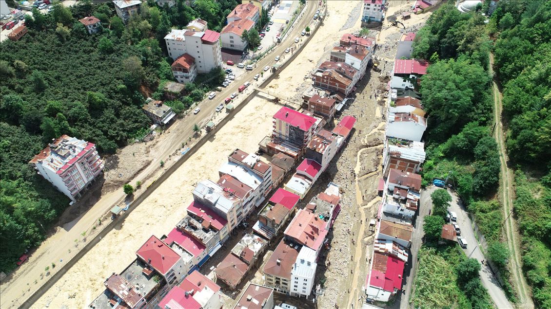 Giresun'da şiddetli yağış