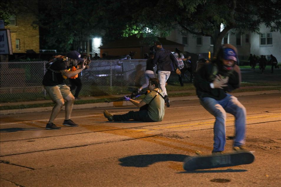 ABD'de polis şiddetine karşı protestolar Wisconsin'de devam etti