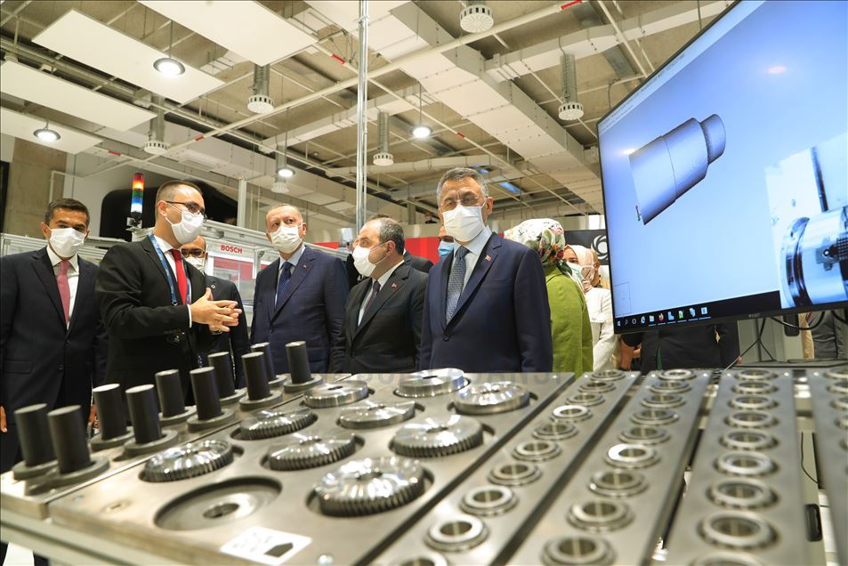 Cumhurbaşkanı Erdoğan, MESS Teknoloji Merkezi ve 40 Fabrika Açılış Töreni'ne katıldı

