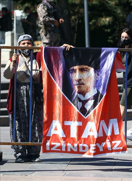 Başkentte 30 Ağustos Kortej Yürüyüşü
