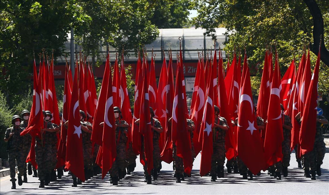 Başkentte 30 Ağustos Kortej Yürüyüşü