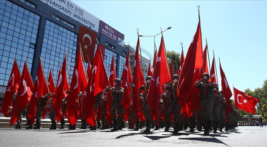 Başkentte 30 Ağustos Kortej Yürüyüşü