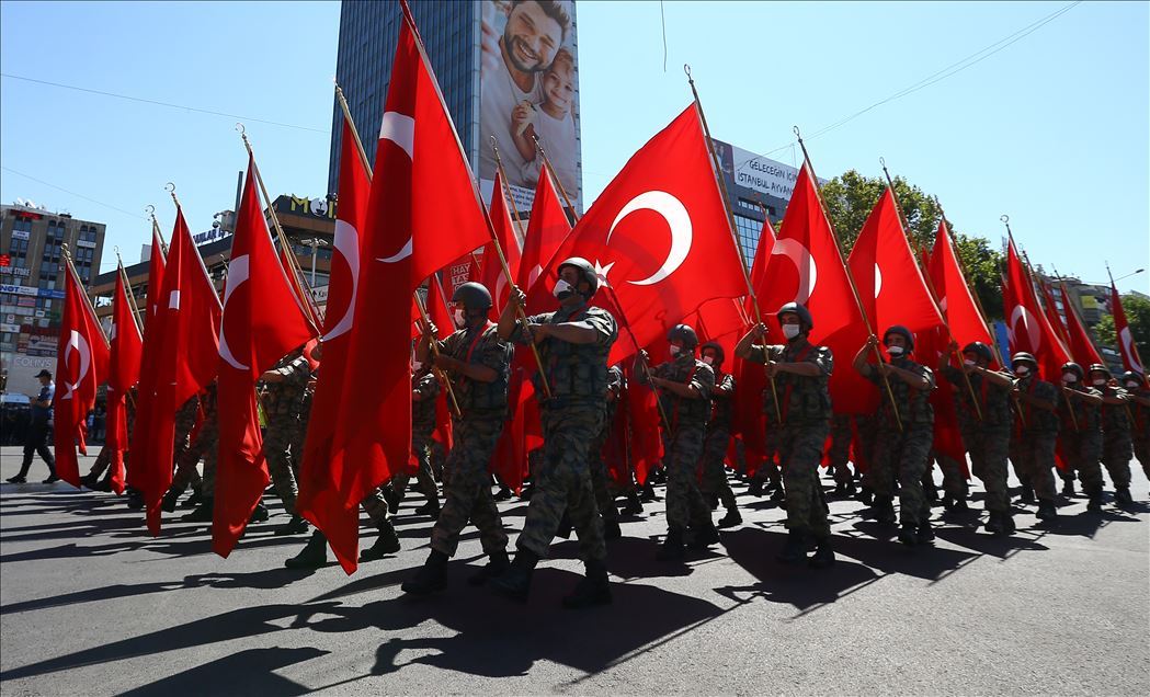Başkentte 30 Ağustos Kortej Yürüyüşü