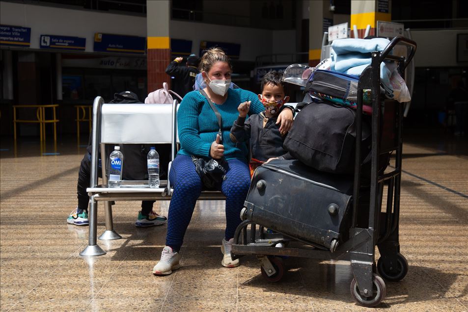 El terminal de transporte de Bogotá reactiva sus servicios al público durante la pandemia