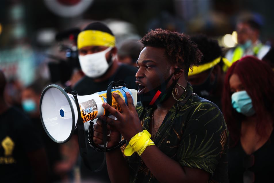 В Nyu-Йорке прошли акции протеста Black Lives Matter