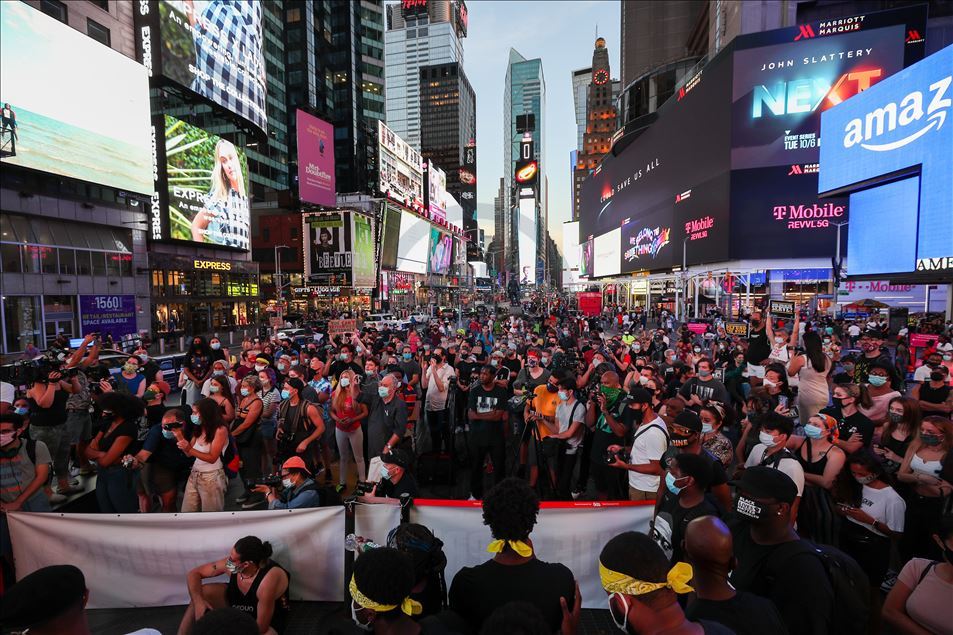 New York'ta Trump karşıtı protesto düzenlendi