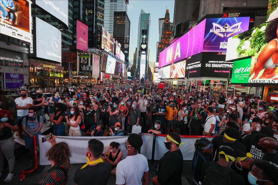 New York'ta Trump karşıtı protesto düzenlendi
