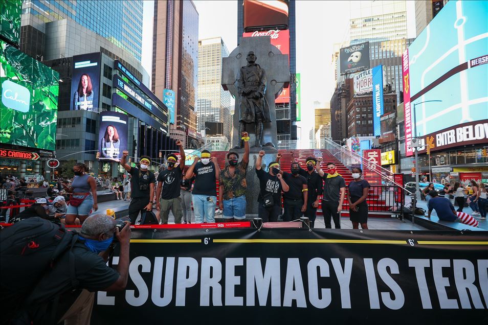 New York'ta Trump karşıtı protesto düzenlendi