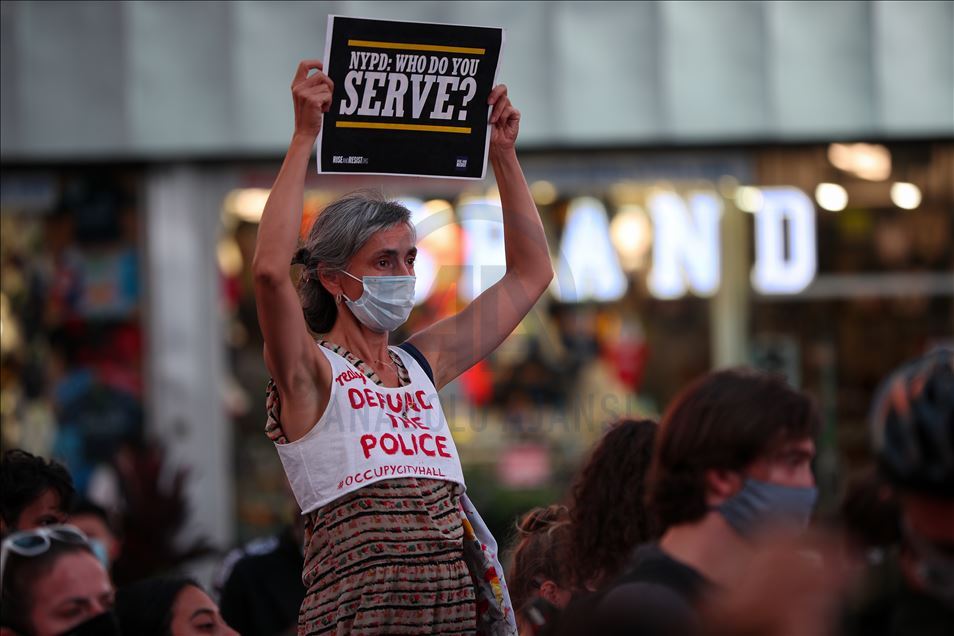 В Nyu-Йорке прошли акции протеста Black Lives Matter