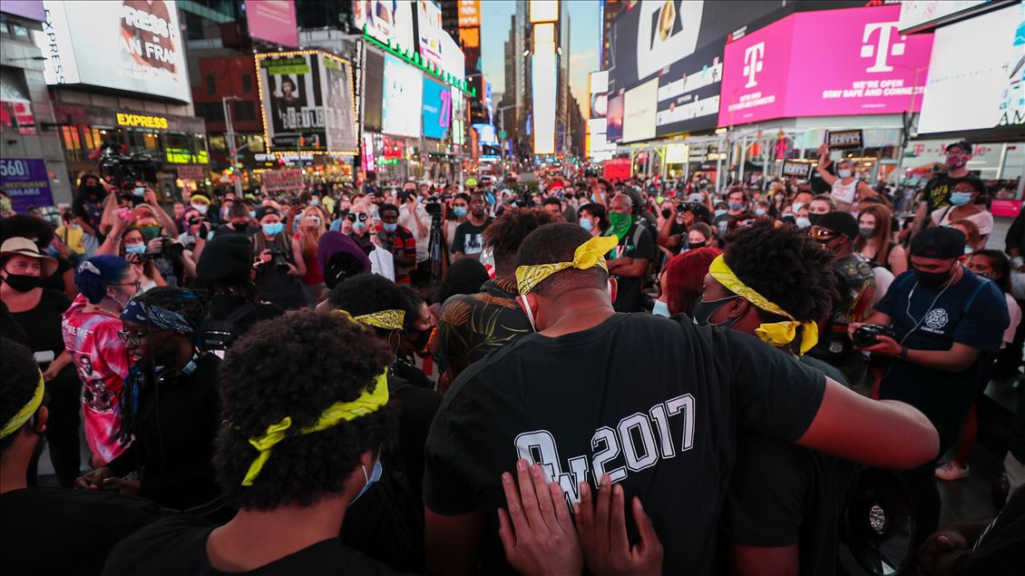New York'ta Trump karşıtı protesto düzenlendi