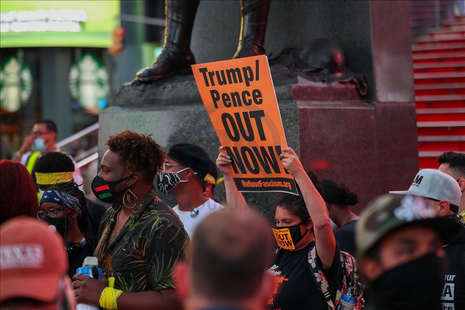 New York'ta Trump karşıtı protesto düzenlendi
