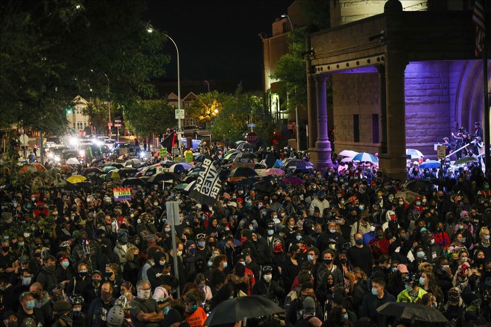 Protest in Rochester, New York over the killing of Daniel Prude