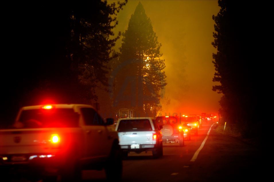 Incendio forestal en Fresno, California