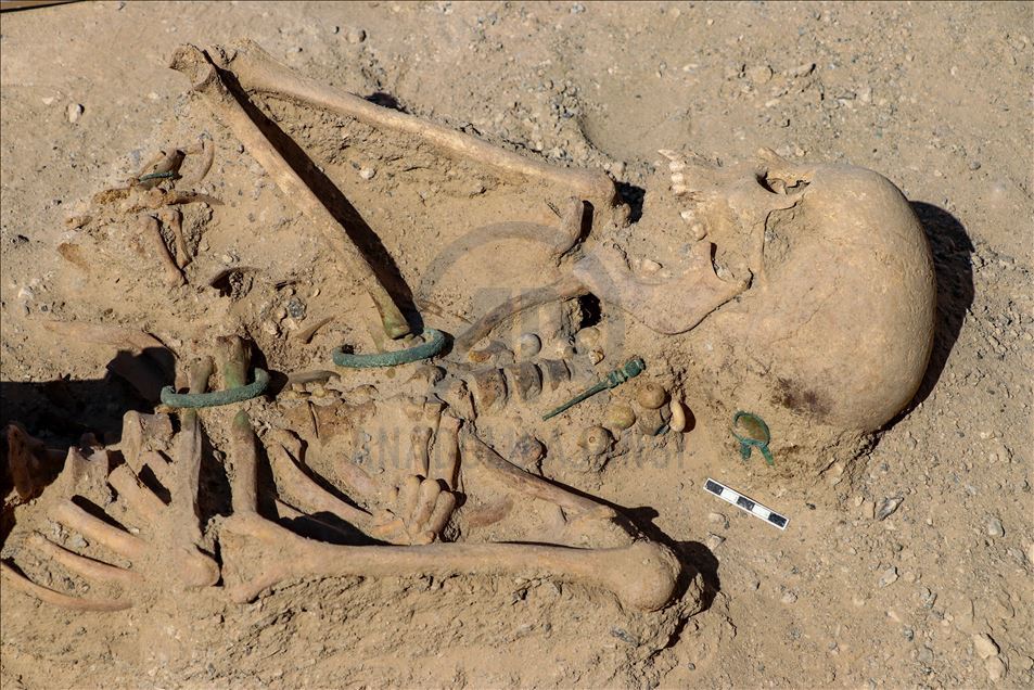 Urartu woman buried with jewelry discovered in Turkey's Van