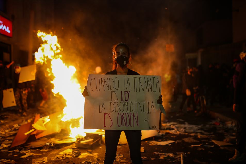 Kolombiya'da polis şiddeti karşıtı protesto