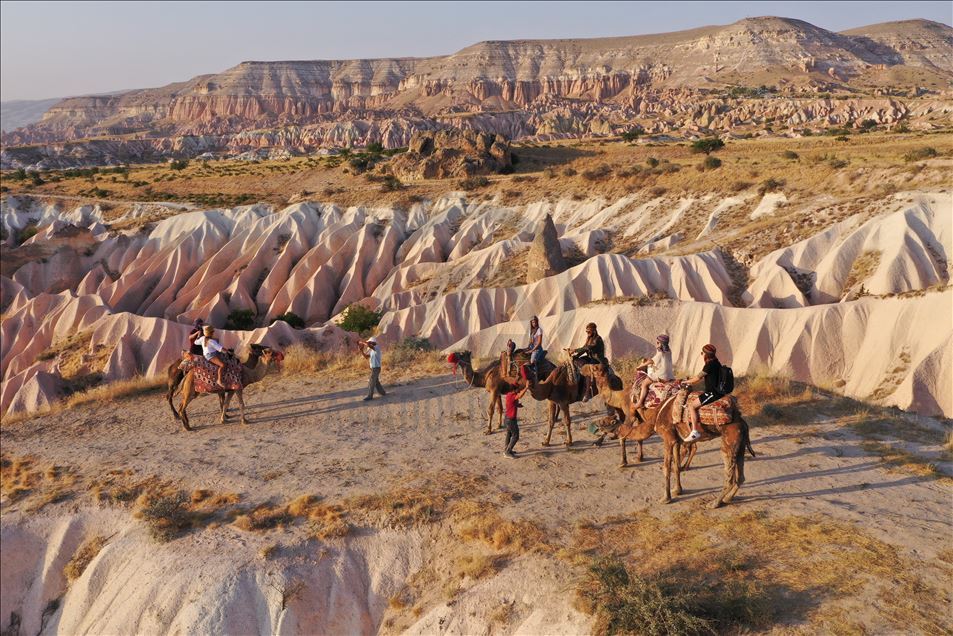 Paseos en camello por la histórica región de Capadocia