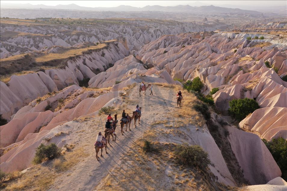 Paseos en camello por la histórica región de Capadocia