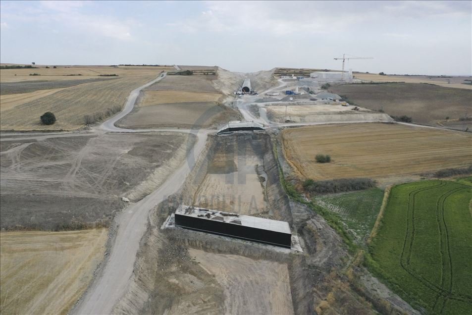 Halkalı-Kapıkule "hızlı" demir yolu hattının yapımı sürüyor