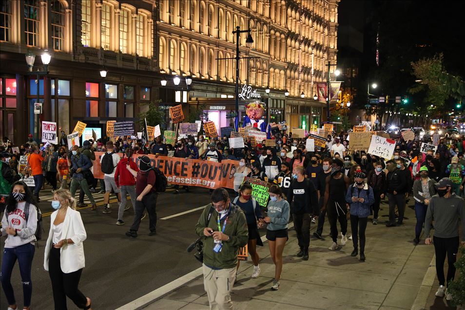 Philadelphia'da “Black Lives Matter” protestocularının yürüyüşü