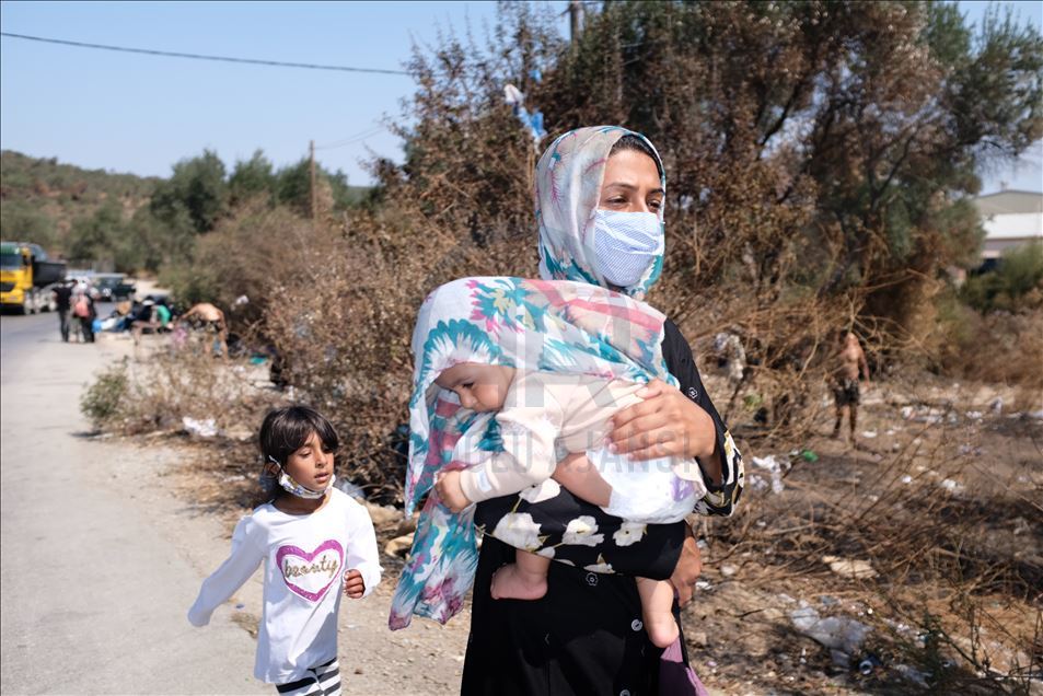 Continúan los efectos en Grecia del incendio en el campo de refugiados de Moria