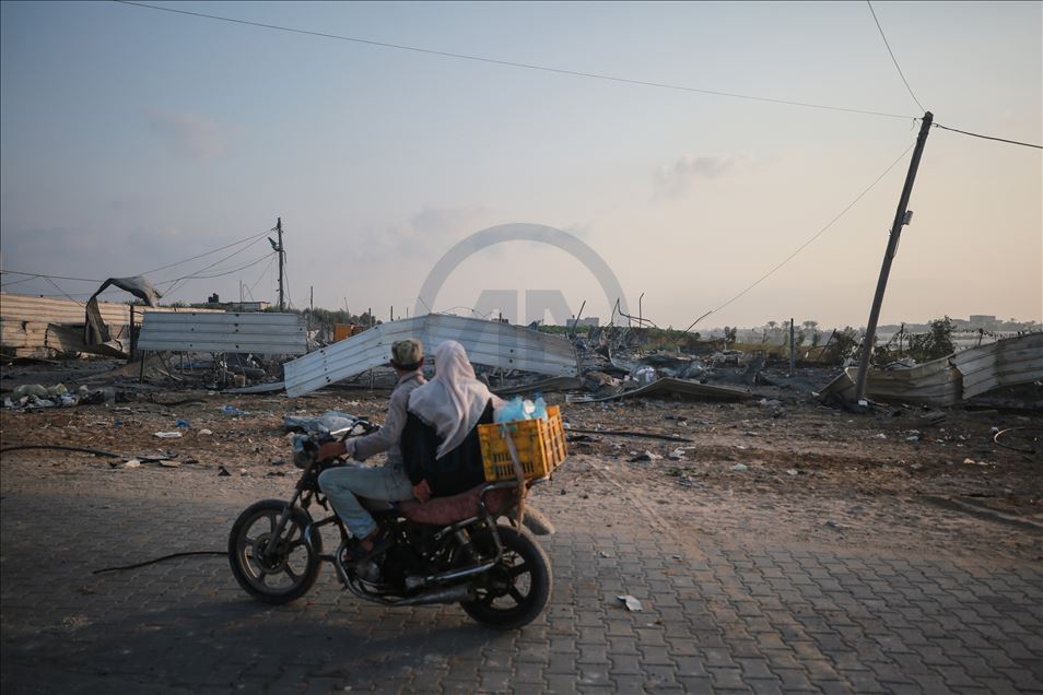 İsrail'in Gazze'de Hamas'a ait noktalarını vurması
