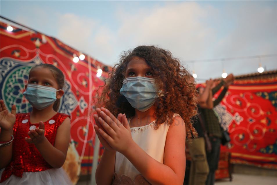 Upacara pernikahan di Gaza di masa pandemi Covid-19