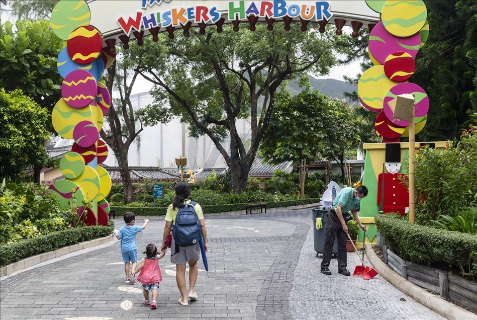 Hong Kong'ta Ocean Park yeniden açıldı