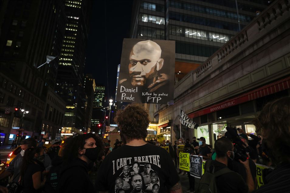 New York'ta ırkçılık karşıtı gösteri