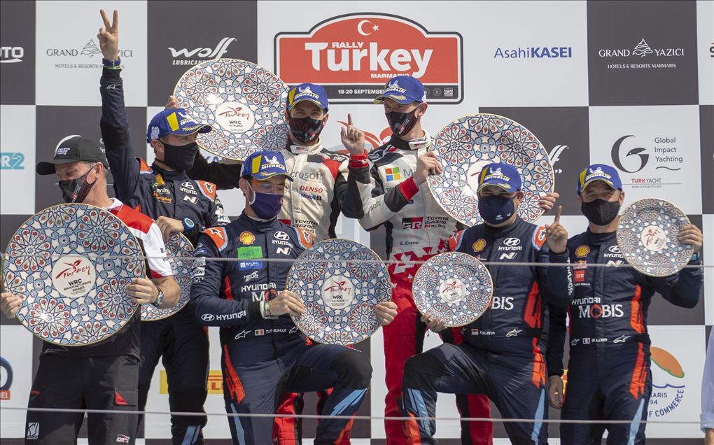 Britain's Elfyn Evans comes first in Turkish leg of World Rally Championship
