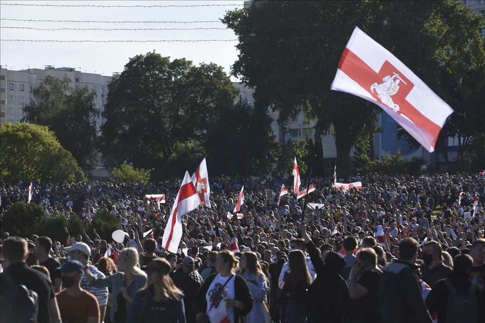 Belarus'ta Cumhurbaşkanlığı seçimlerine karşı protestolar devam etti