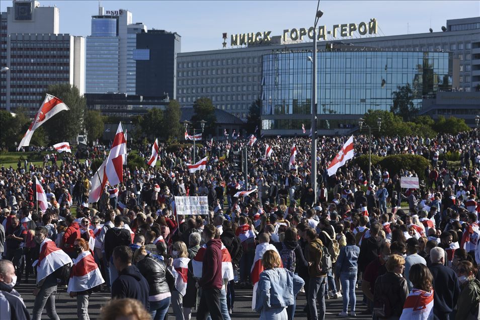Belarus'ta Cumhurbaşkanlığı seçimlerine karşı protestolar devam etti