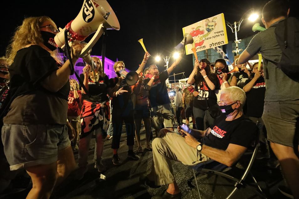 Anti-Netanyahu protest in Jerusalem