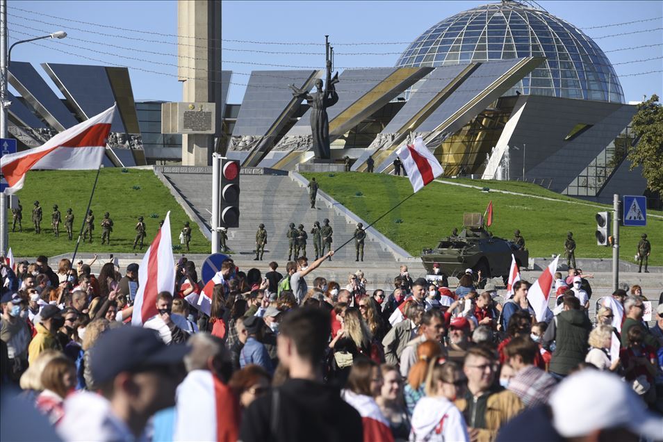 Belarus'ta Cumhurbaşkanlığı seçimlerine karşı protestolar devam etti