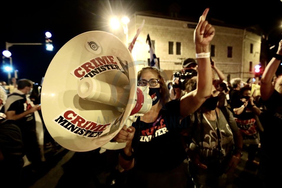 Anti-Netanyahu protest in Jerusalem