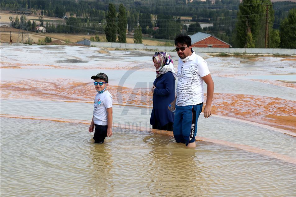 "Pamukkale'nin kardeşi" Altınkale'ye yoğun ilgi