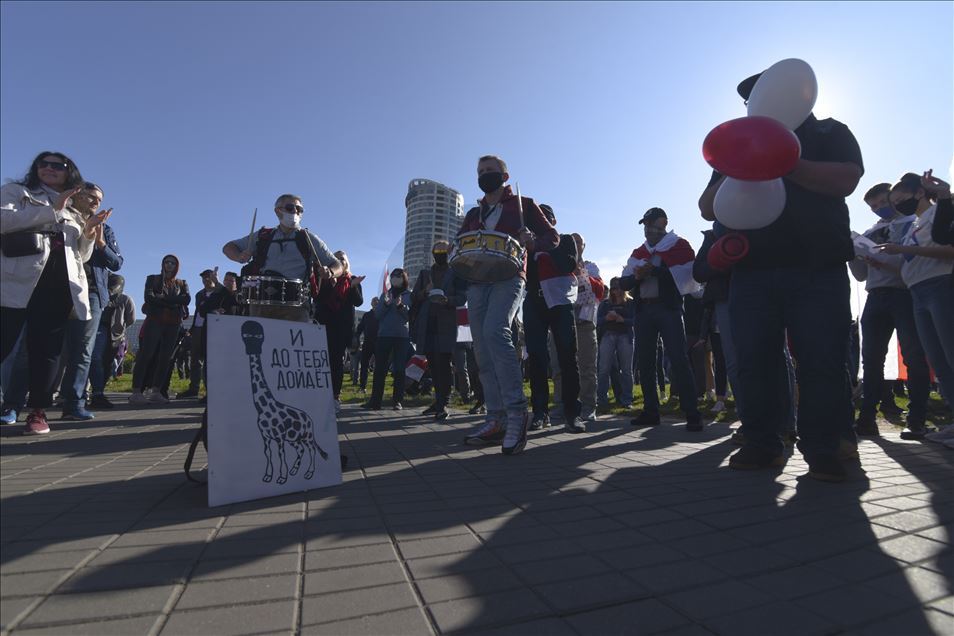 Belarus'ta Cumhurbaşkanlığı seçimlerine karşı protestolar devam etti