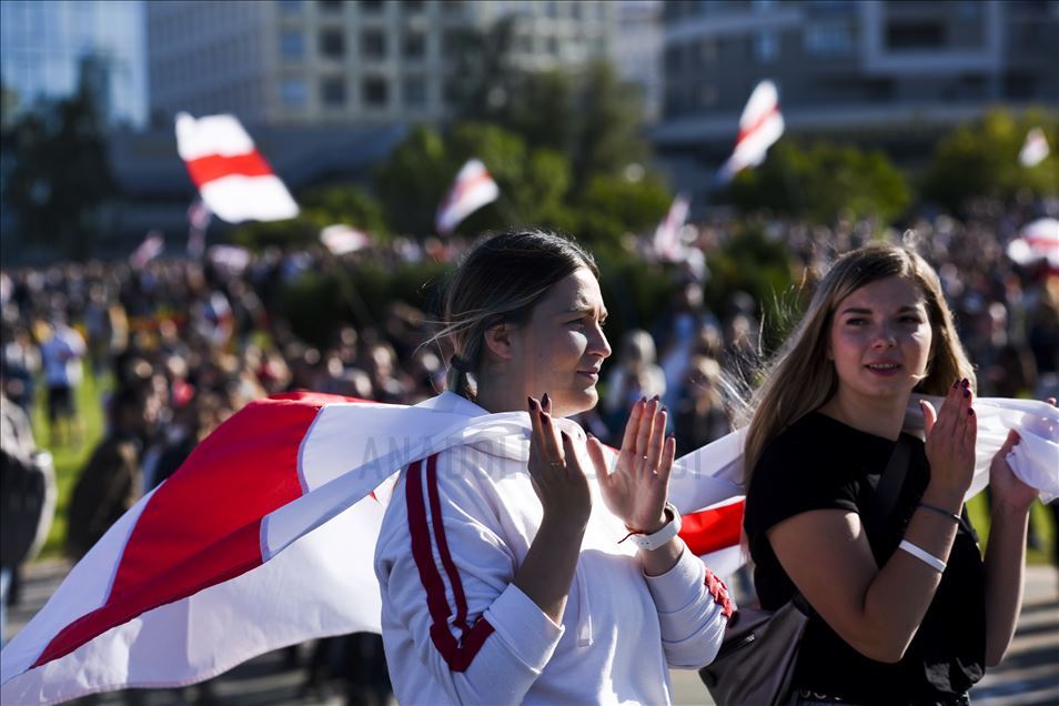 Belarus'ta Cumhurbaşkanlığı seçimlerine karşı protestolar devam etti