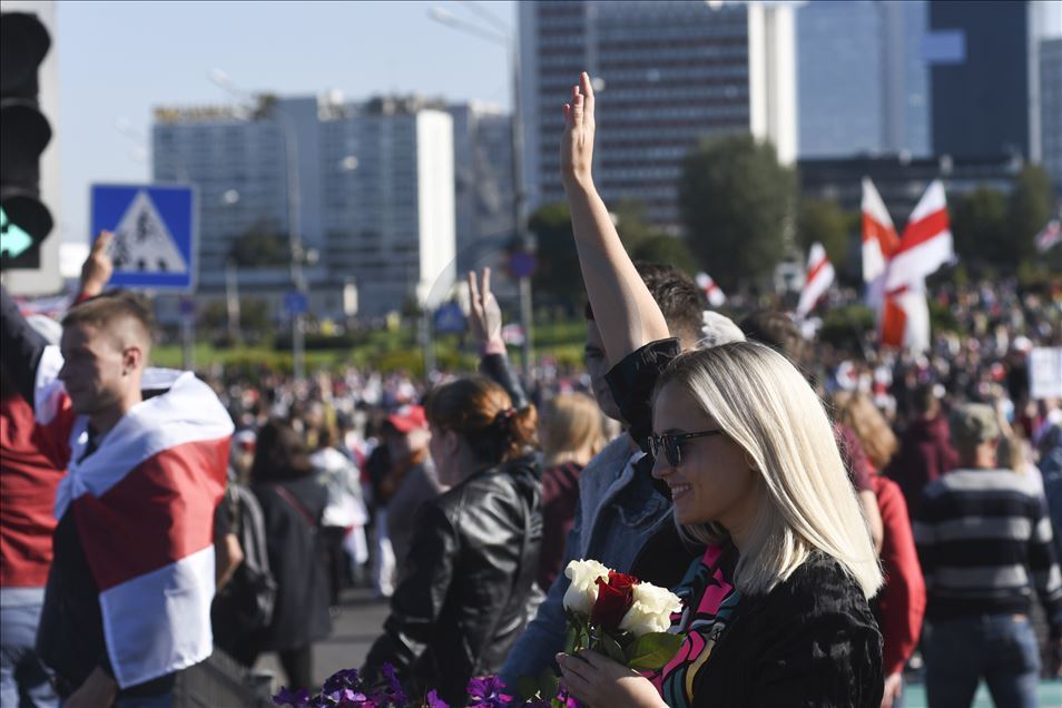 Belarus'ta Cumhurbaşkanlığı seçimlerine karşı protestolar devam etti