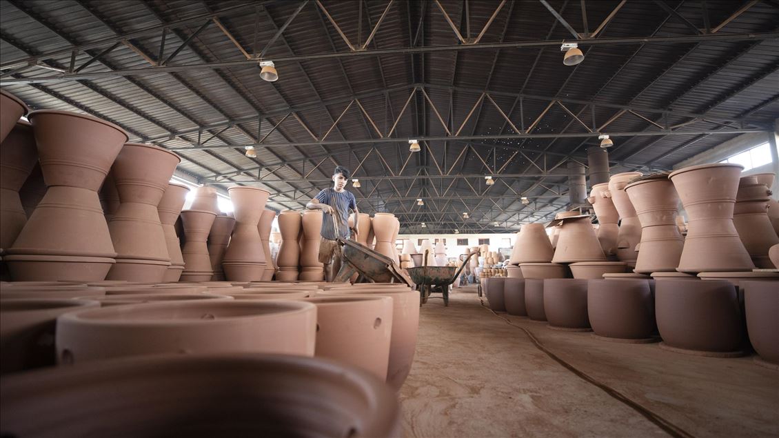 The journey of the soil to the pot in Turkey's Izmir