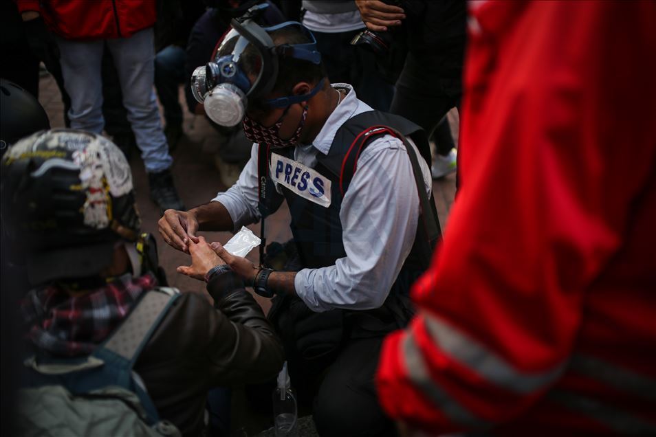 Kolombiya'da hükümet karşıtı protestolar