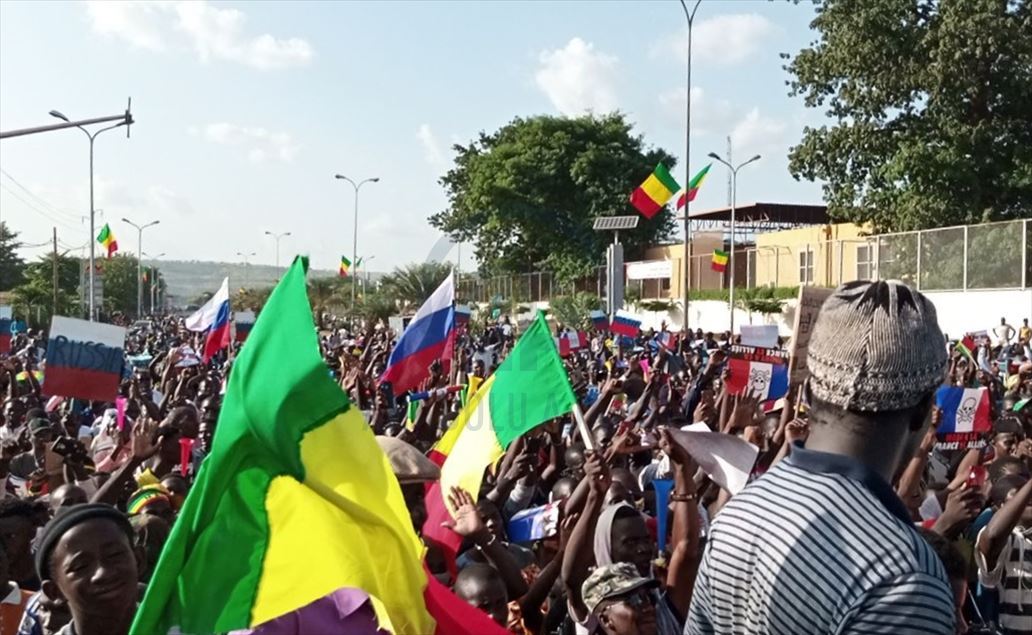 Mali'de Fransa karşıtı gösteri

