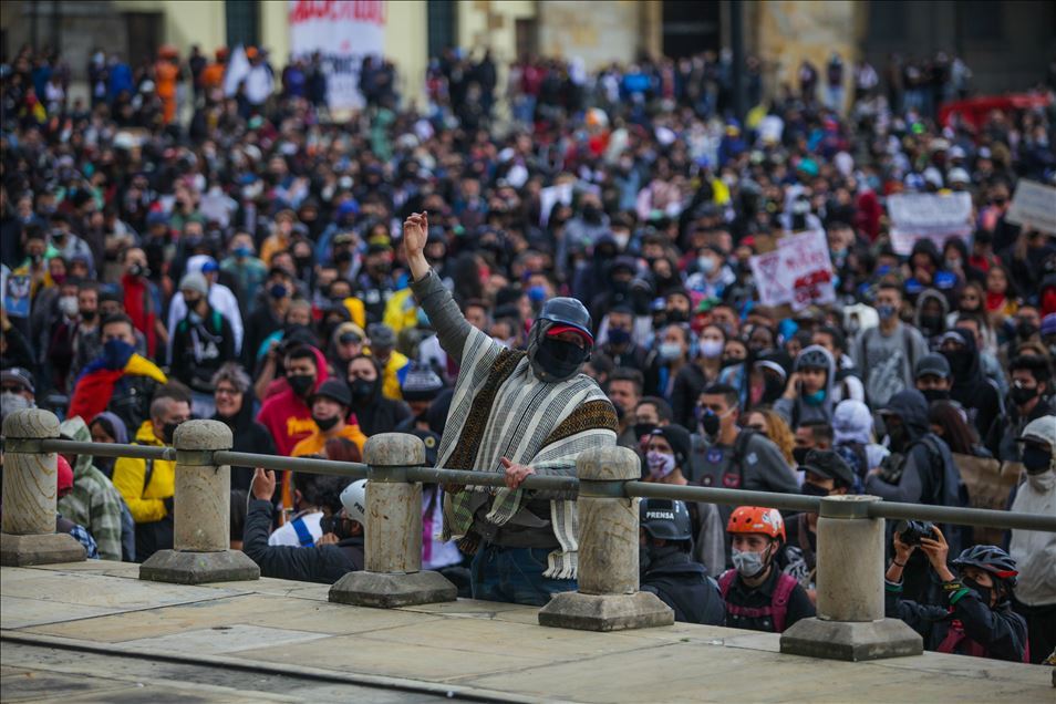 Kolombiya'da hükümet karşıtı protestolar