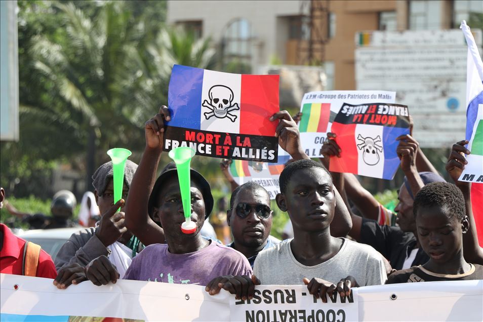 Anti-France protest in Mali